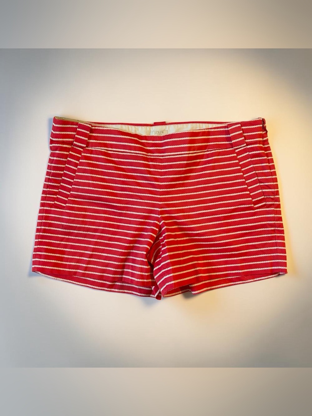 J Crew City Fit Stretch Chino Shorts NEW Womens 12